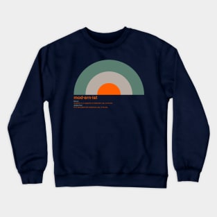 Modernist Target Crewneck Sweatshirt